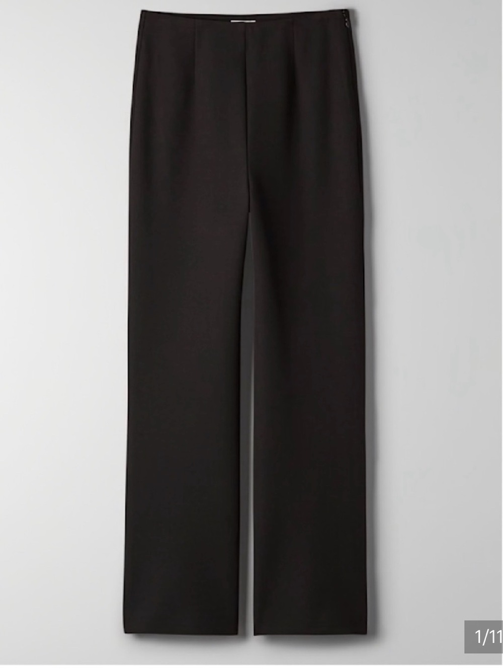 Aritzia Wilfred Porto Pant Black Straight leg Dress Pants Size Women’s 00